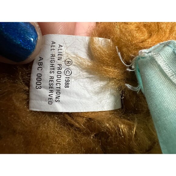 Vintage 1988 Alf Alien Productions Plush Hand Puppet Toy Hawaiian Shirt 80's - Picture 3 of 9